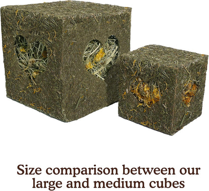 Rosewood Naturals I Love Hay Cube - Large