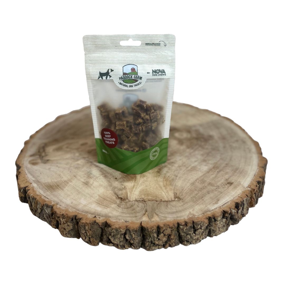 Paddock Farm Paddock Farm Training Beef Adult Treat Dog pet food packaging