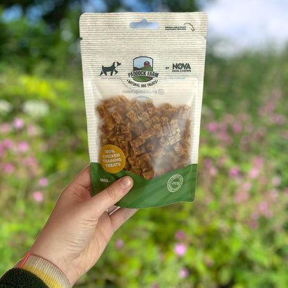 Paddock Farm 100% Chicken Training Treats - 100g