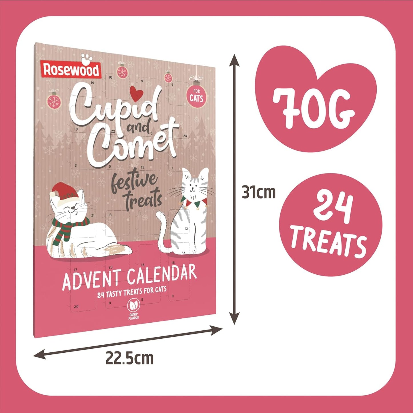 Rosewood Yoghurt & Catnip Advent Calendar For Cats