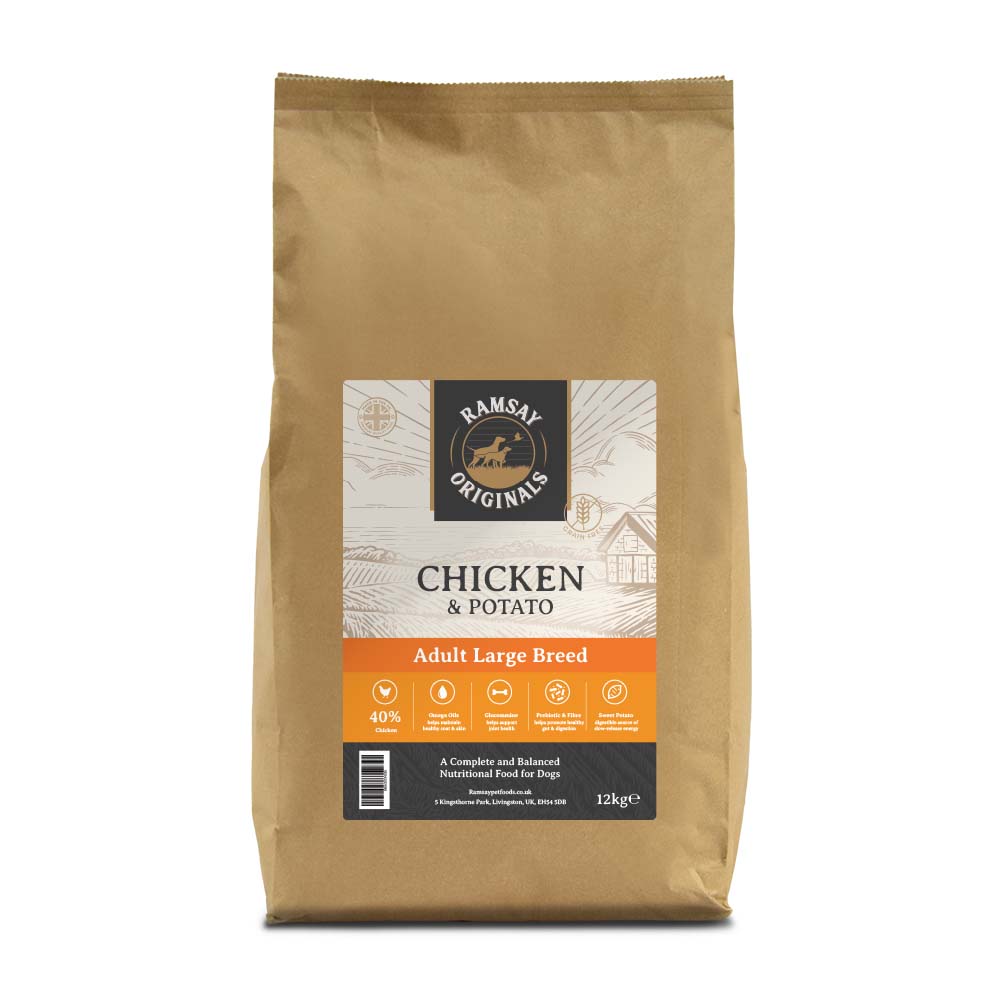 Ramsay Ramsay Chicken Salmon Adult Dry Dog Food pet food packaging