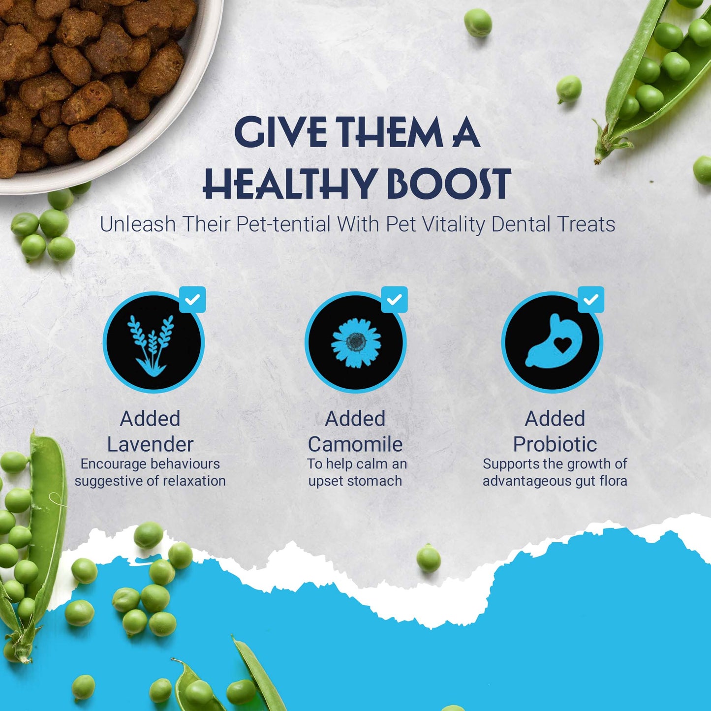 Pet Vitality Calming Treats - 70g