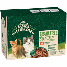 James Wellbeloved Kitten Grain Free Wet Cat Food in Jelly - Chicken - 12x85g Pouches