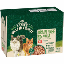 James Wellbeloved Adult Grain Free Wet Cat Food in Jelly - Chicken - 12x85g Pouches