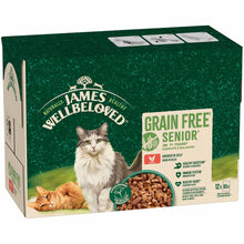 James Wellbeloved Senior Grain Free Wet Cat Food in Jelly - Chicken - 12x85g Pouches
