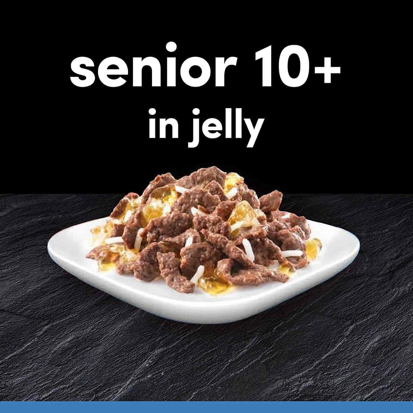 CESAR Deliciously Fresh Mixed Selection Senior 10+ Wet Dog Food in Jelly - 12x100g Pouches
