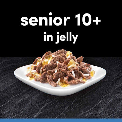 CESAR Deliciously Fresh Mixed Selection Senior 10+ Wet Dog Food in Jelly - 12x100g Pouches