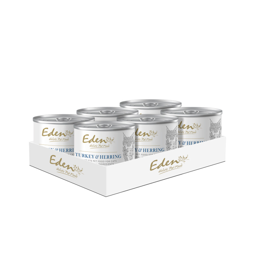 Eden Turkey & Herring Cuisine Wet Cat Food -  6x200g