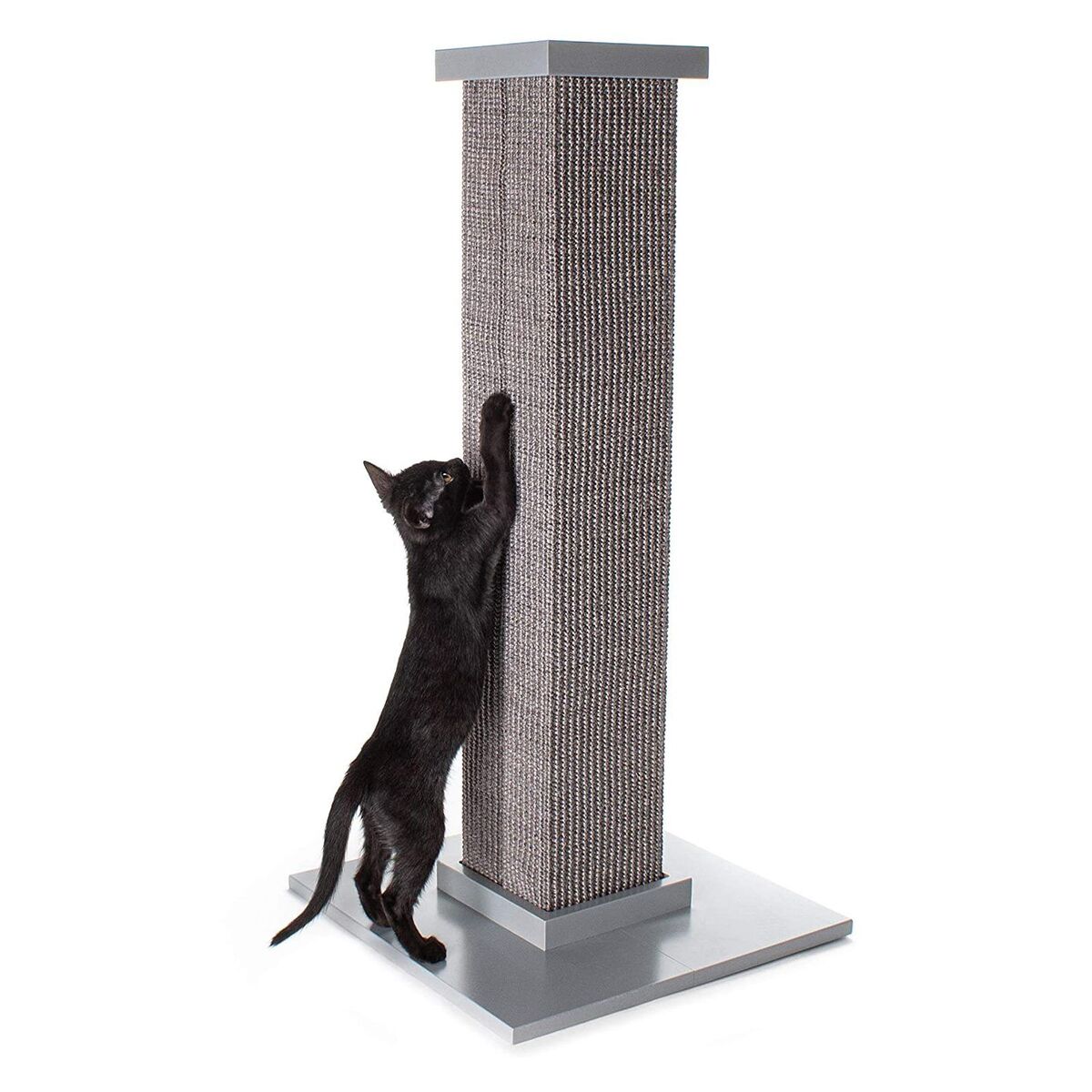 SmartCat Ultimate Sisal Scratching Post - 83.5cm Height - Grey