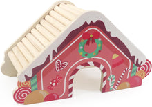 Rosewood Cupid & Comet Wooden Gingerbread House for Small Animals