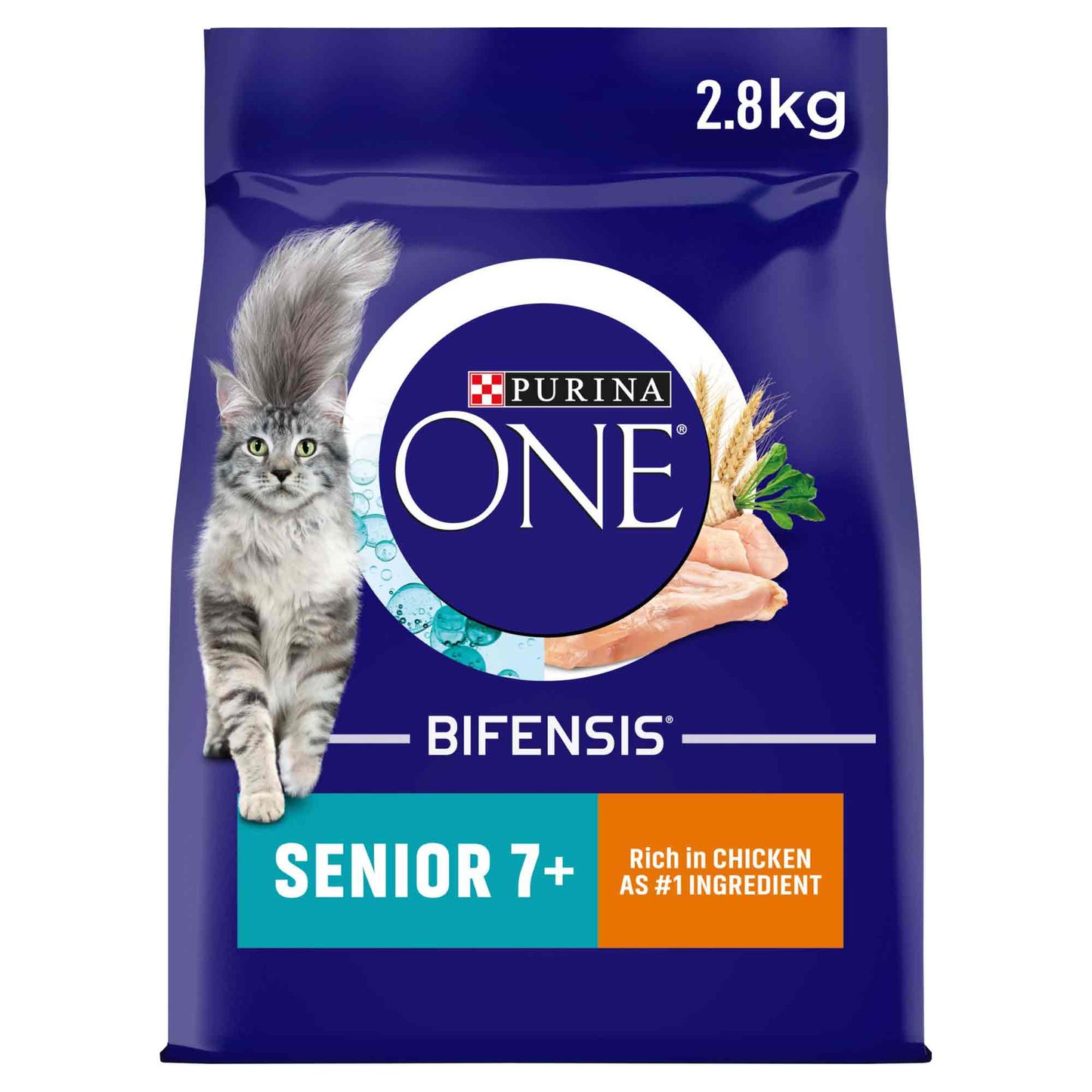 Purina ONE Senior 7+ Dry Cat Food - Chicken