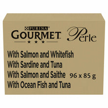 Gourmet Perle Seaside Duo Adult Wet Cat Food In Gravy - 96x85g Pouches