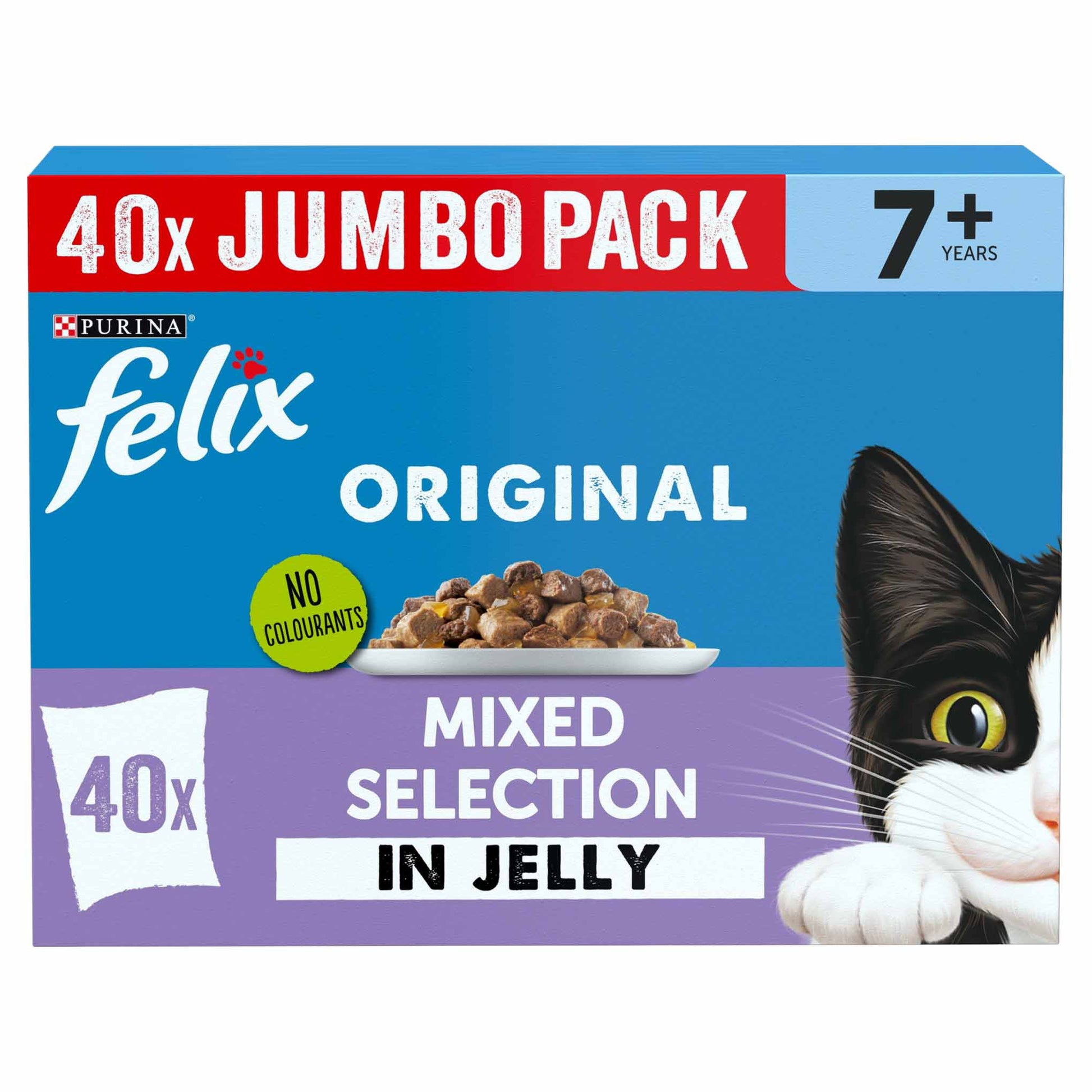 Felix Felix Mixed Selection Senior Wet Cat Food pet food packaging