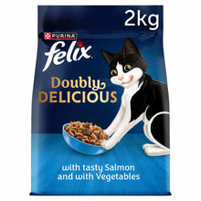 FELIX Doubly Delicious Salmon & Vegetables Adult Dry Cat Food
