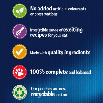 Felix As Good As It Looks Adult Wet Cat Food in Jelly - Favourites Selection 2 - 120x85g Pouches
