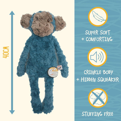 Rosewood My Dog Monkey Stuffingless Dog Toy
