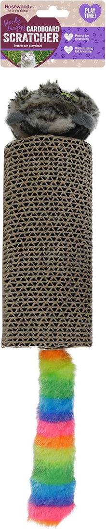 Rosewood Moody Moggy Cardboard Cat Scratcher
