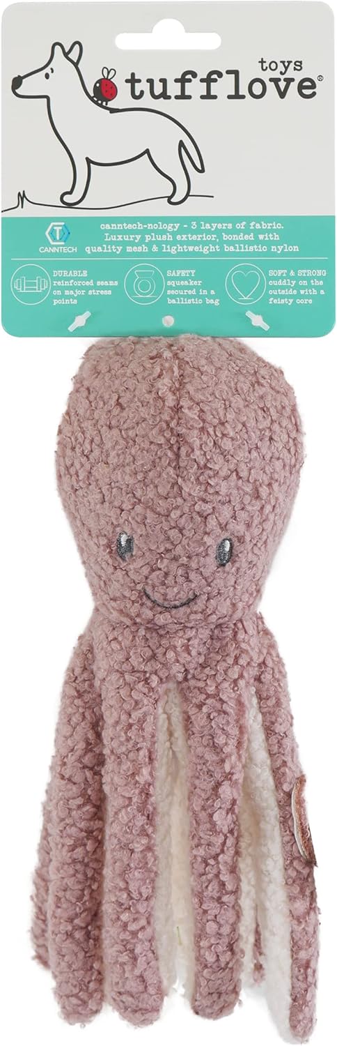 Rosewood Tufflove Octopus Dog Toy - Small