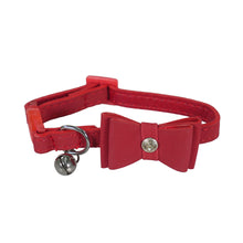 Rosewood Catwalk Collection Bow Tie Red Cat Collar