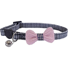 Rosewood Catwalk Collection Pink Bow Dogtooth Cat Collar