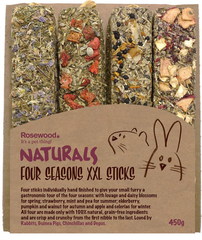 Rosewood Naturals Four Seasons XXL Treat Sticks - 450g