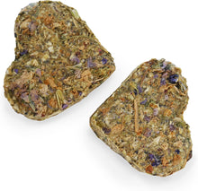 Rosewood Naturals Apple & Pansy Nibble Hearts for Small Animals - 6 Pack