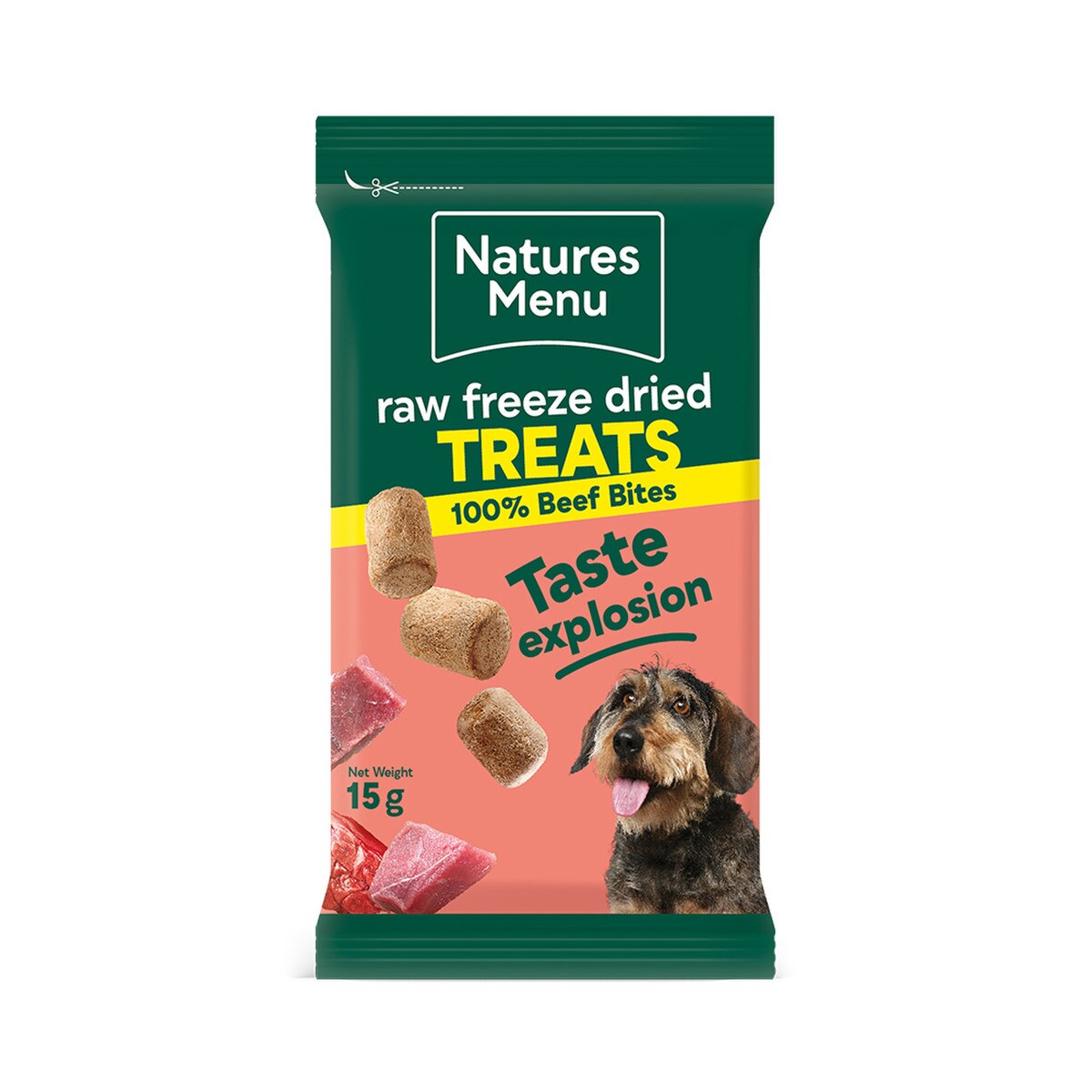 Natures menu Natures Menu Freeze Dried Bites Beef Adult Dry Dog Food pet food packaging
