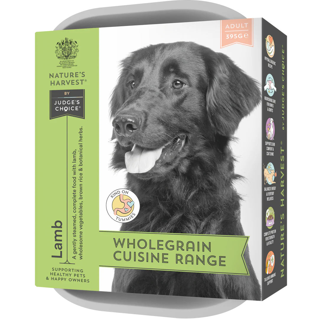 Natures Harvest Natures Harvest Brown Lamb Salmon Adult Wet Dog Food pet food packaging