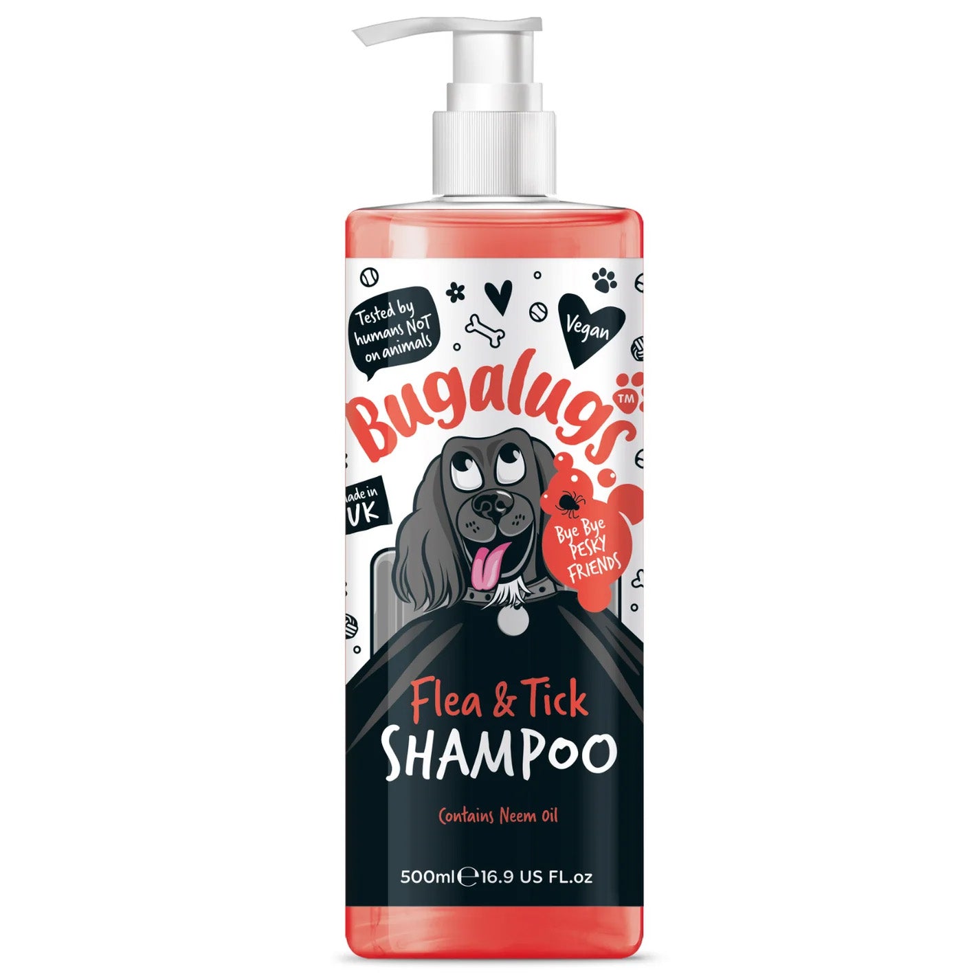 Bugalugs Flea & Tick Shampoo for Dogs - 250ml