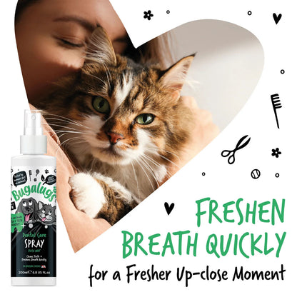 Bugalugs Dental Care Spray Fresh Mint for Dogs & Cats - 200ml