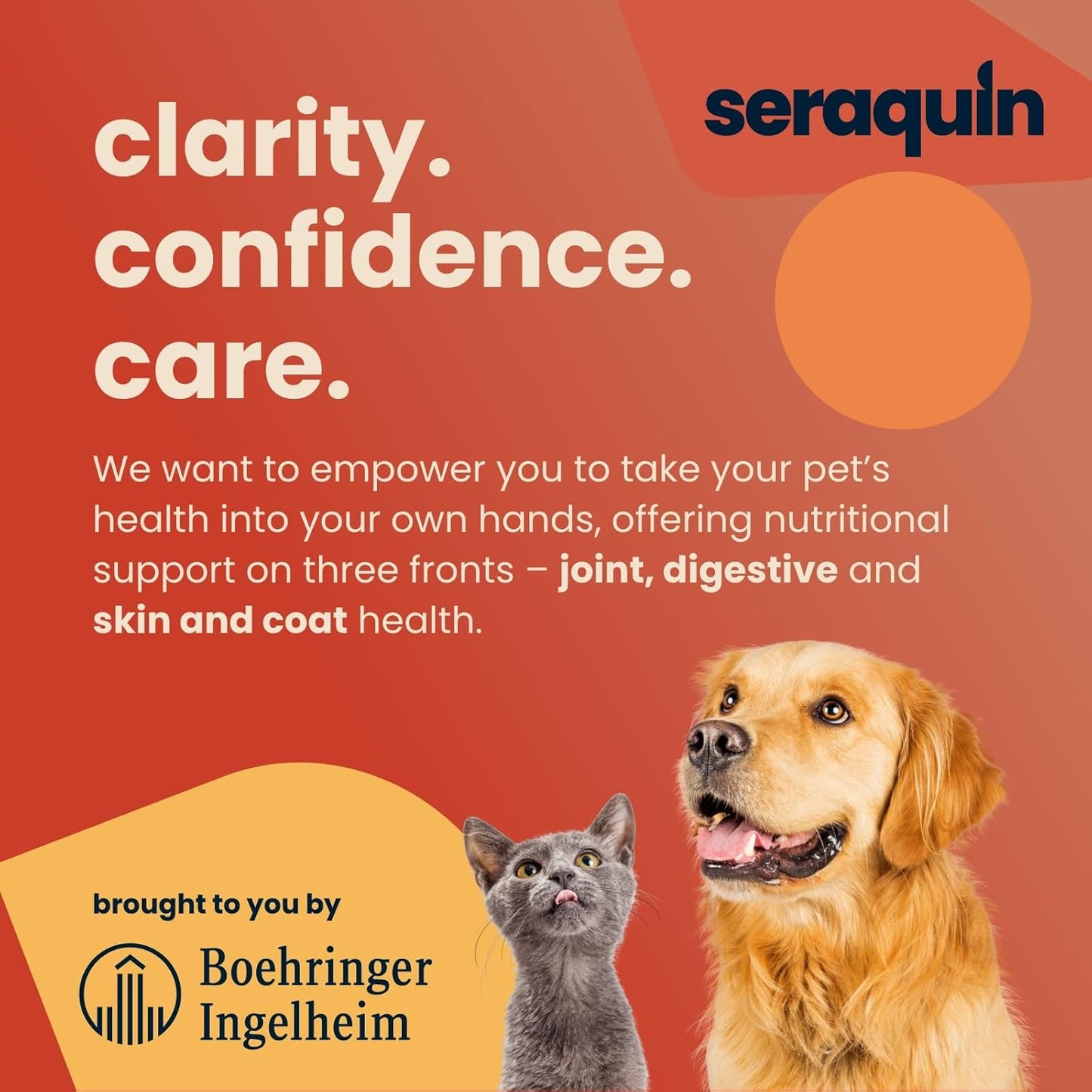Seraquin® Skin & Coat Liquid Supplement for Cats & Dogs - 95ml
