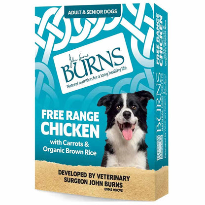Burns Free Range Chicken Bumper Box Wet Dog Food - 24x395g Trays