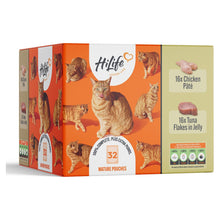 HiLife Mature Wet Cat Food - Chicken Pate & Tuna in Jelly - 32x70g Pouches