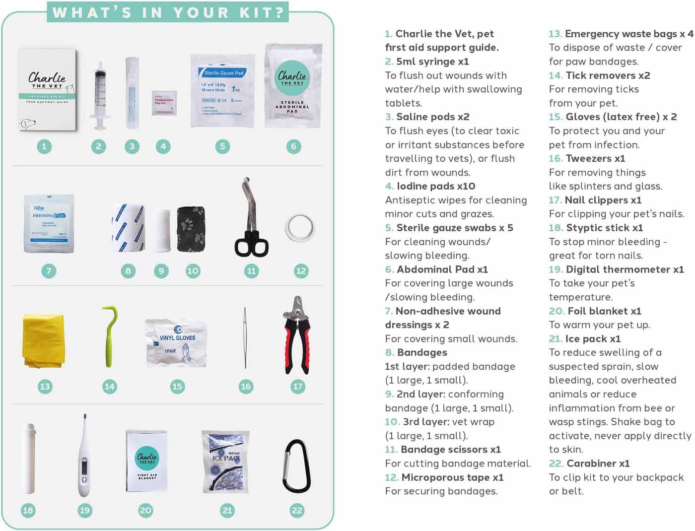 Charlie The Vet Pet First Aid Kit