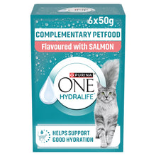 PURINA ONE® HYDRALIFE with Salmon Adult Wet Cat Food - 6x50g Pouches