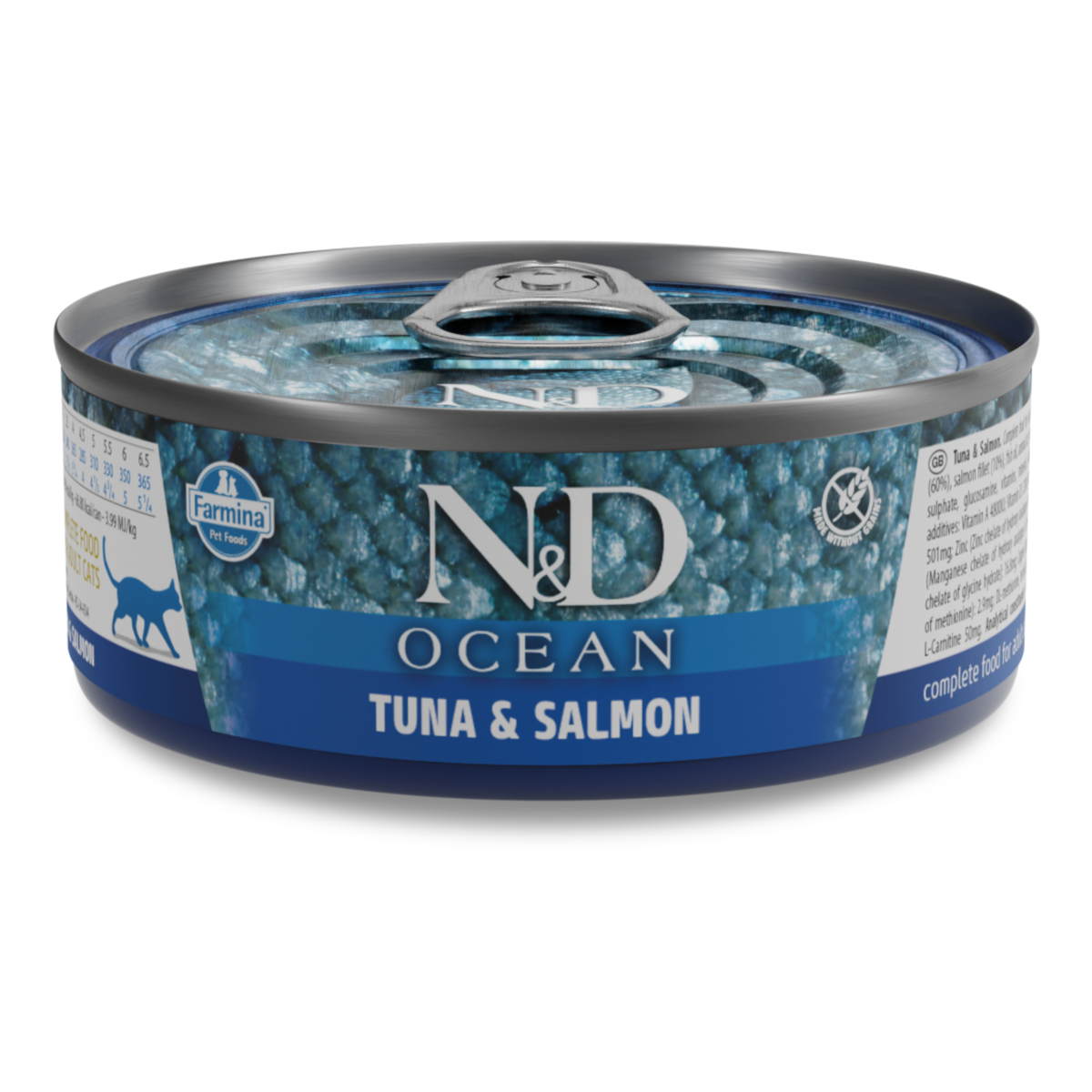 Farmina N&D Ocean Adult Wet Cat Food - Tuna & Salmon