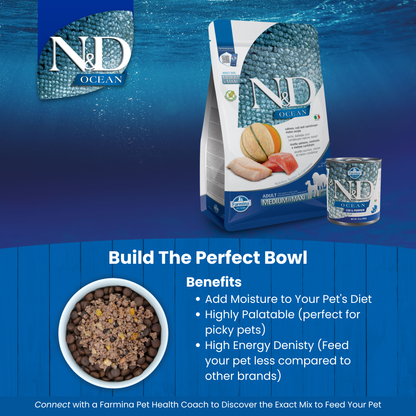 Farmina N&D Ocean Adult Wet Cat Food - Tuna & Salmon