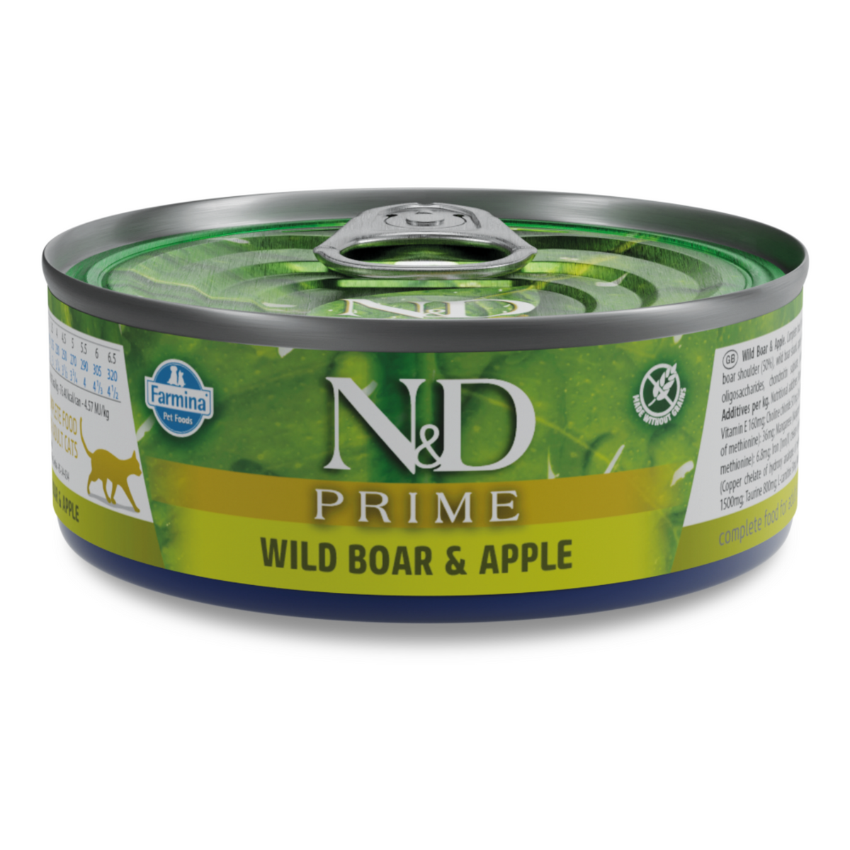 Farmina N&D Prime Adult Wet Cat Food - Wild Boar & Apple