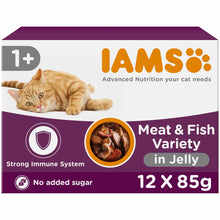 Iams Adult Wet Cat Food in Jelly - Land & Sea Collection - 12x85g Pouches