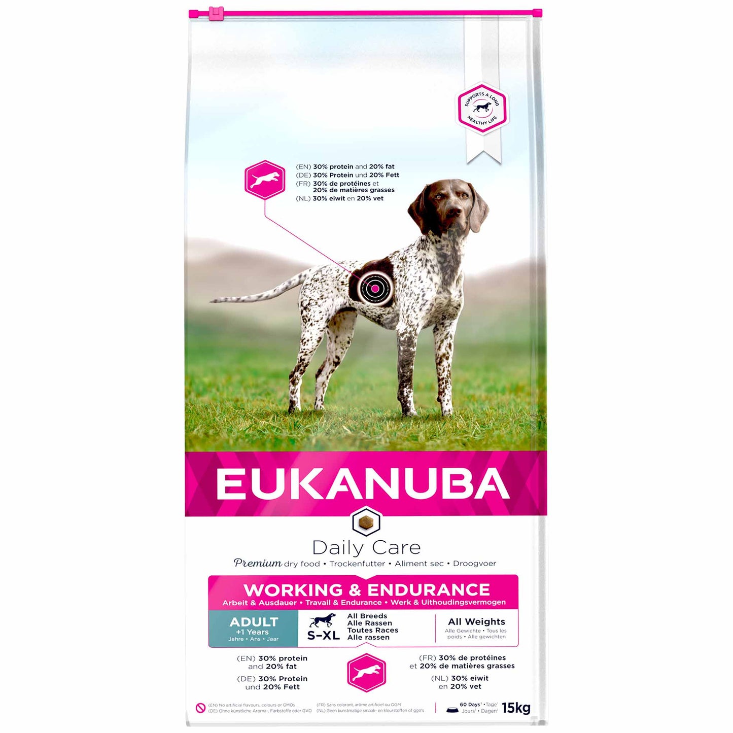 Eukanuba Working Dog Endurance Adult Dry Dog Food - Chicken