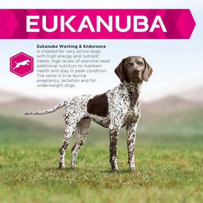 Eukanuba Working Dog Endurance Adult Dry Dog Food - Chicken