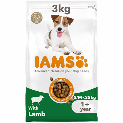 IAMS Small & Medium Breed Adult Dry Dog Food - Lamb