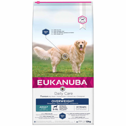 Eukanuba Daily Care Overweight, Sterilised Adult Dry Dog Food - Chicken