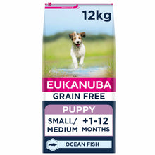 Eukanuba Grain Free Small/Medium Breed Puppy&Junior Dry Dog Food - Ocean Fish