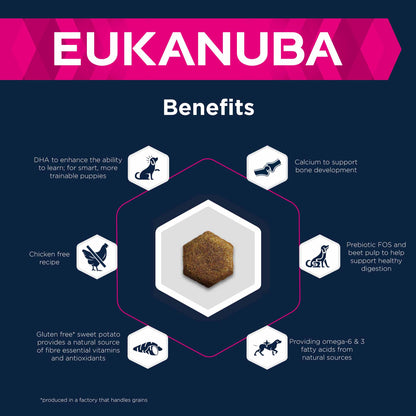 Eukanuba Grain Free Small/Medium Breed Puppy&Junior Dry Dog Food - Ocean Fish