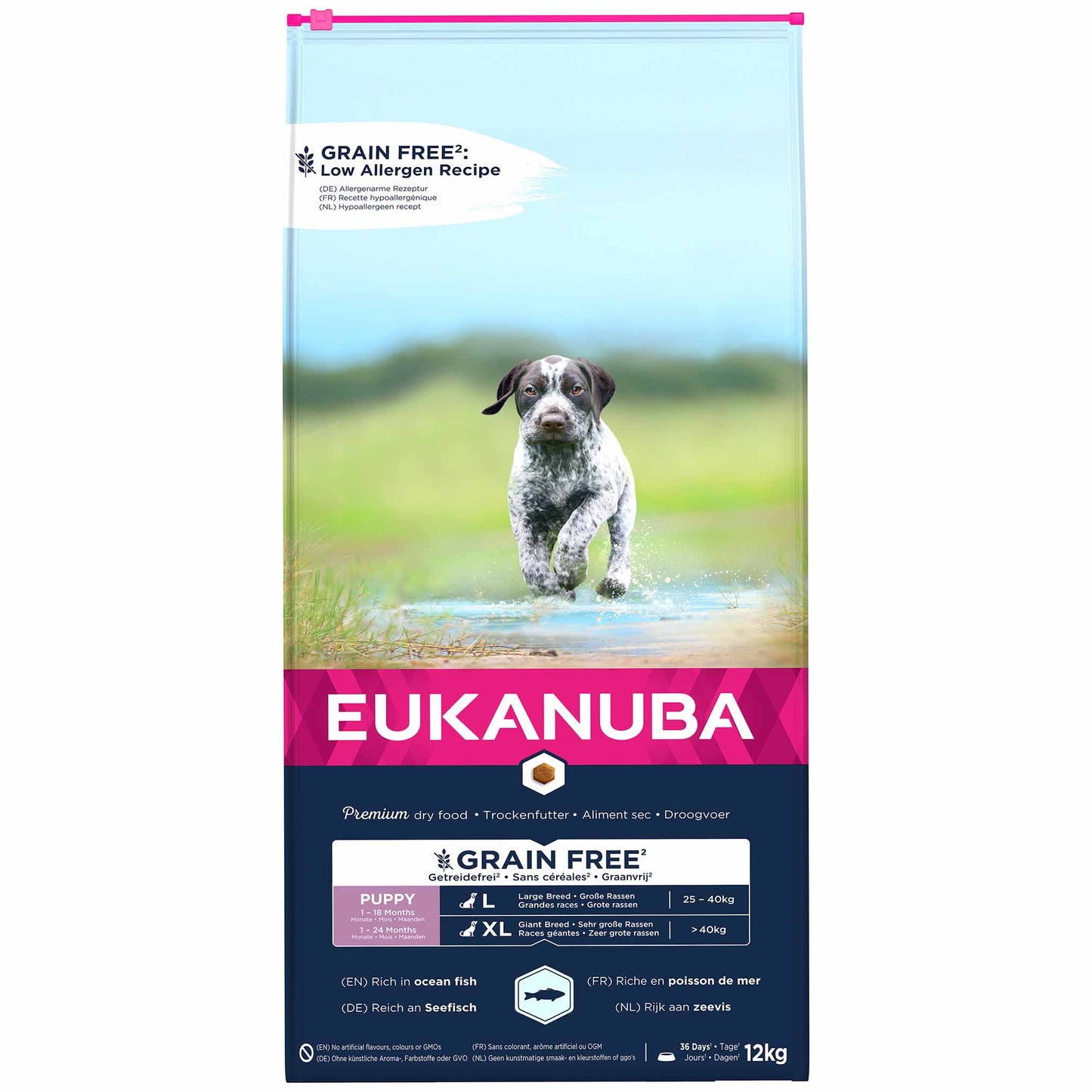 Eukanuba Grain Free Large Breed Puppy&Junior Dry Dog Food - Ocean Fish