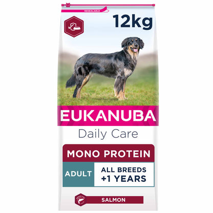 Eukanuba Daily Care Mono Protein Adult Dry Dog Food - Salmon