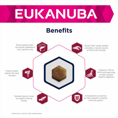 Eukanuba Daily Care Mono Protein Adult Dry Dog Food - Salmon