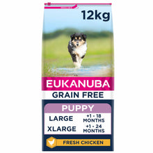 Eukanuba Grain Free Large Breed Puppy Dry Dog Food - Chicken