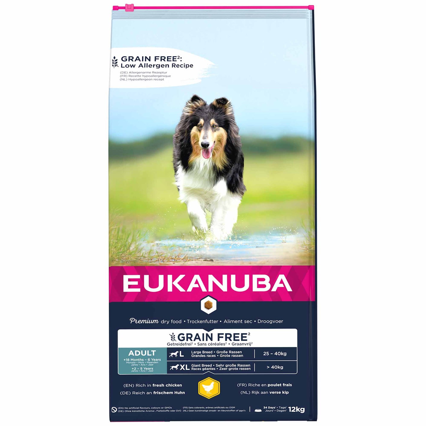 Eukanuba Grain Free Large Breed Adult Dry Dog Food - Chicken